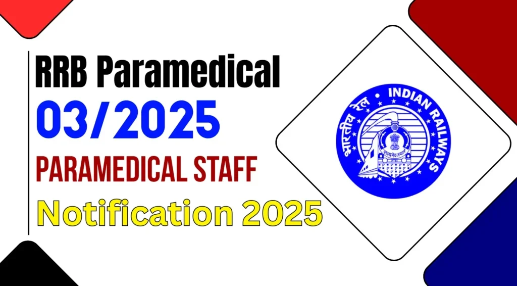 Railway RRB Paramedical Staff